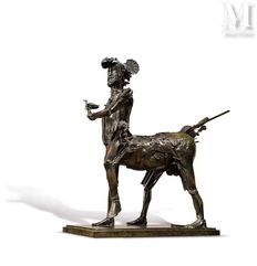 CÉSAR BALDACCINI (1921-1998)-Le Centaure, Hommage à Picasso, 1983-1987-img1