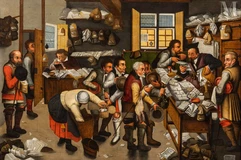 Pieter BRUEGHEL III (1580 - 1634)-Le paiement de la dîme-img1