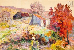 Victor CHARRETON (1864-1936)-Premiers jours d'Automne-img1