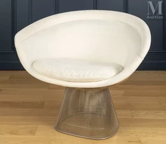 Warren PLATNER (1919-2006), pour KNOLL-Fauteuil Platner-img1