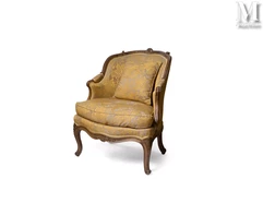 Bergère d’époque Louis XV, portant une estampille J B BOULARD--img1