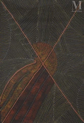 Kathleen Petyarre (c. 1940 - 2018)-Mountain Devil Lizard Dreaming, 2013-img1