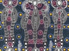 Colleen Wallace Nungurrayi (c. 1973 - )-Dreamtime Sisters-img1