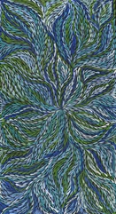 Rosemary Petyarre-Bird (c. 1950/55 - )-Bush Yam Flowers, 2021-img1