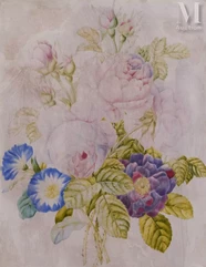 Dans le goût de Pierre-Joseph REDOUTE-Bouquets de fleurs-img1
