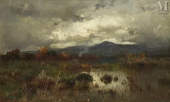 Pietro BARUCCI (Rome 1845 - 1917)-Paysage-img1