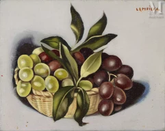 Tamara de LEMPICKA  (Varsovie 1898 - Cuernavaca 1980)-Corbeille de raisins-img1