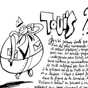 Touïs bande dessinée, Vente aux enchères